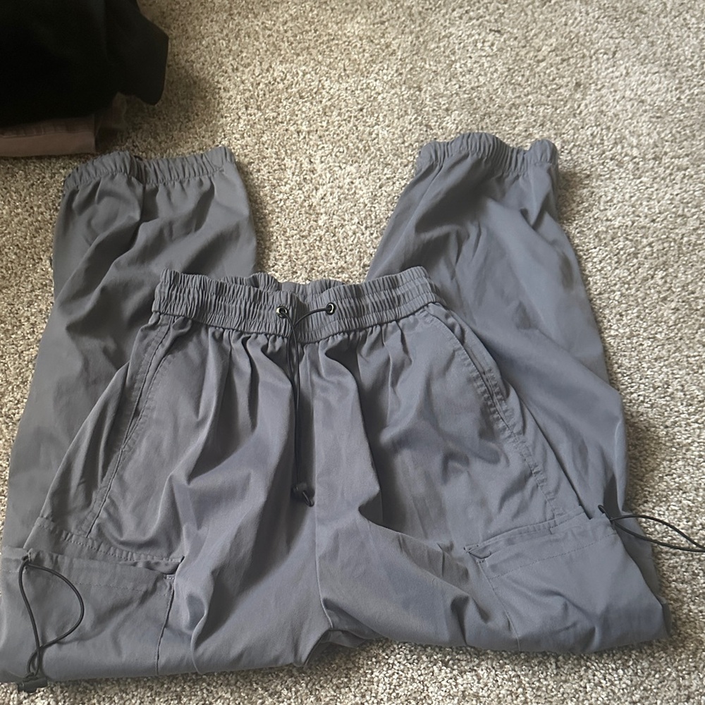 SHEIN Gray Cargo Pants for Men